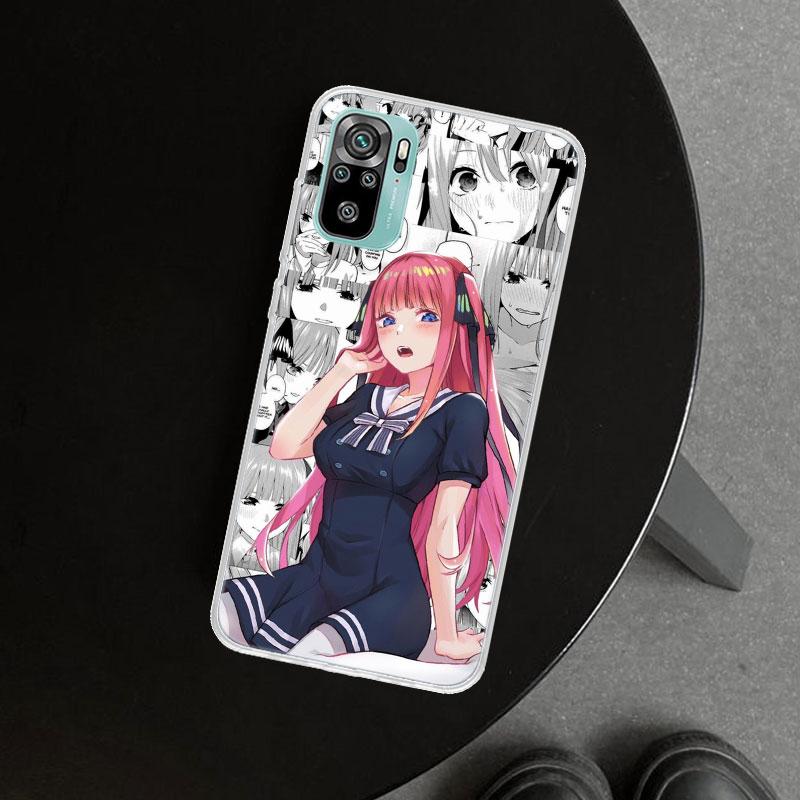 Чехол для телефона аниме Нино Накано для Xiaomi Redmi Note 15 14 13 12 11 Pro Plus 14S 12S 11S 11T 11E 10S 10 Индивидуальные Fundas Re