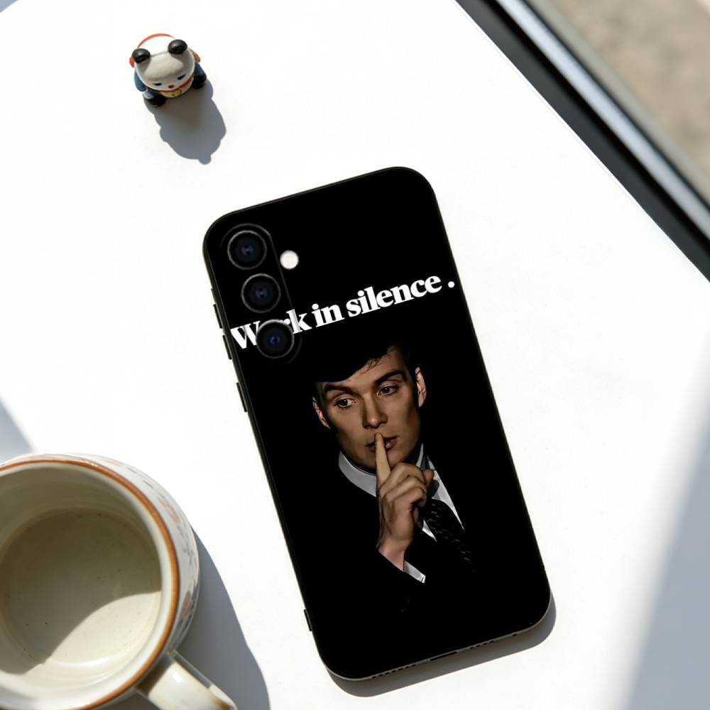 Чехол для телефона Peaky Blinders для Samsung Galaxy A73, A72, A71, A70, A53, A52, A51, Другие Мягкий Черный Чехол