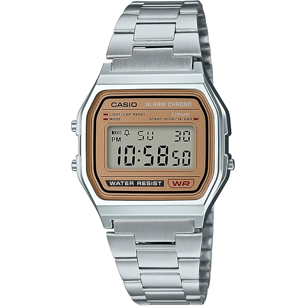 Casio Collection A158WEA-9JH Men's Watch Stainless Steel Digital Water Resistant 33mm