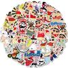 50 Cartoon Crayon Shin-chan Waterproof Stickers for Laptops, Suitcases, or Guitars