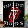 Плотные шторы для комнаты 2 панели The Rollings Stones Halloween Decoration Shades Шторы для детской комнаты Разделение гостиной кухни