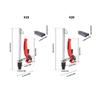 2Pcs Desktop Quick Acting Hold Down Clamp Universal Adjustable Fixed Clip Ratcheting Table Clamp Easy to Install