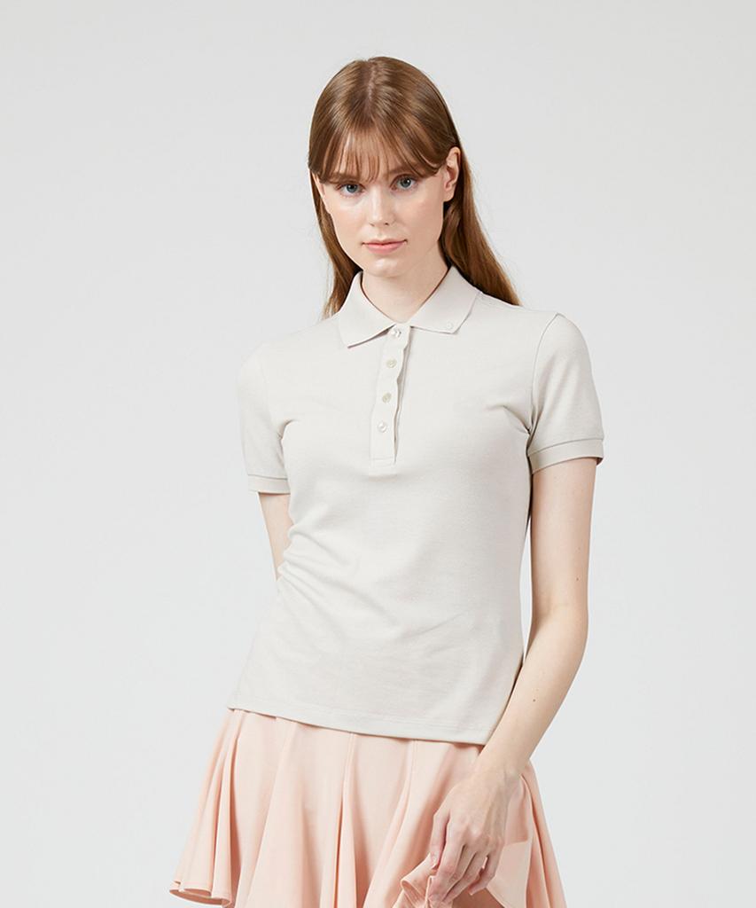 AVEN Women'S Paper Light Polo Shirt Beige