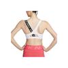 Nike Pro Swoosh Asymmetrical Letter Logo Print Medium Support Quick-Dry Padded Training Sports Bra Women Sports Bra White FV6527-100