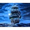 Full 5D Diy Diamond Painting Cartoon Landscape Sailboat Embroidery Cross Stitch Home Decor Handmade
