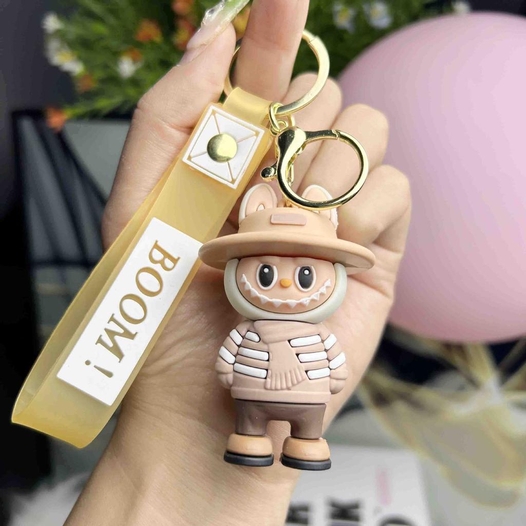 Мультяшный ПВХ Мягкий Резиновый Брелок Подвеска Слепая Коробка Модный Крутой Нажимной Маленький Подарок Украшение
