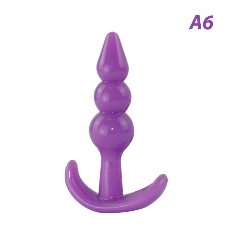 Adult Anal Bead Plugs 18-Year-Old Adult Sex Toys Unisex Silicone Anal Plugs