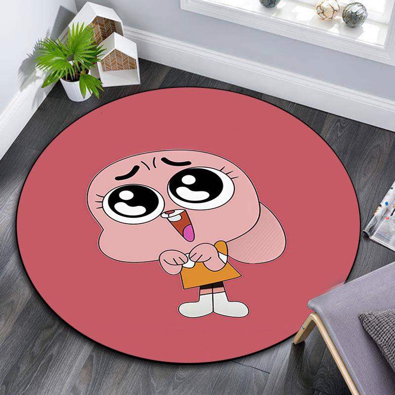 Anais Watterson pattern round rug,Carpet Rug for Living Room Bedroom Playroom ,Non-slip Floor Mat,Holiday Gifts and Birthday Gifts.