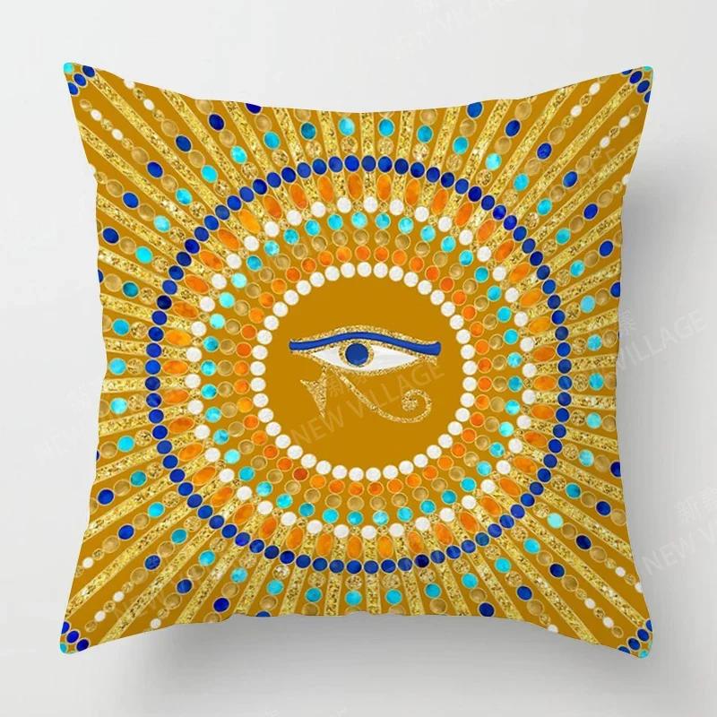 Осенний Домашний Декор Осенний Декор Гостиной Наволочка для Декоративной Подушки Диван Бохо Наволочка Мандала   X