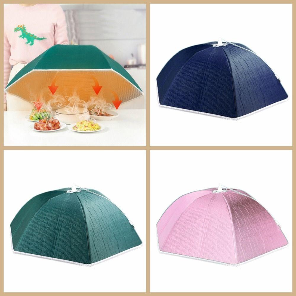Waterproof Dish Cover Foldable Food Tent Umbrella Style Insulated Food Cover  Home