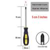 Strong Magnetic Multi-Function Screwdriver with Non-Slip Rubber Handle
