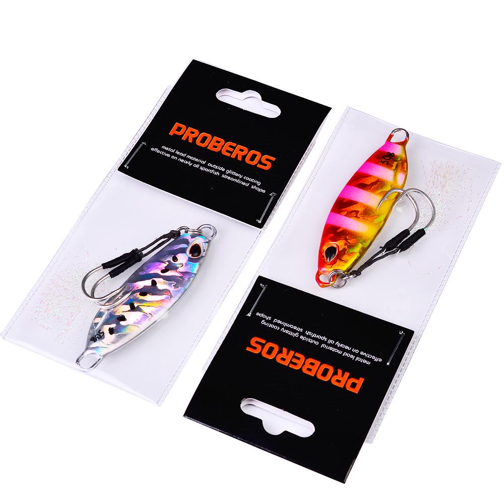 Brand 10-Color Sinking Hard Bait - Long-Casting Lead Fish Lure for Slow Jigging Fishing.