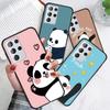 Противоударный модный милый чехол с изображением панды, милый мягкий чехол для телефона из ТПУ