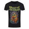 Bring Me The Horizon T-Shirt BMTH Smoking Dinosaur Band Official New Black