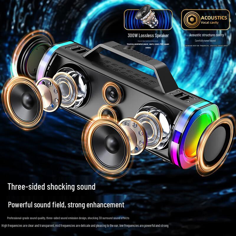 SANSUI V52 Portable Bluetooth Karaoke Speaker System (CN version)