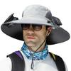 Big Rim Solar Fan Hat Wide Brim Fishing Hat New Bucket Hat  Outdoor