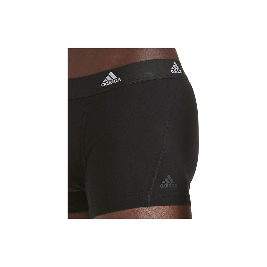 adidas Быстросохнущие трусы-боксеры Letter, 3 пары, мужское нижнее белье, черные 4A1M02-000