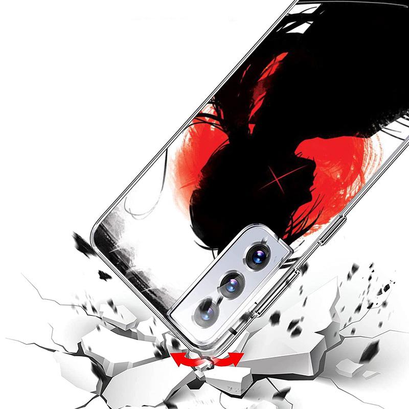 Rurouni Kenshin Anime Phone Case For Samsung Galaxy S26 Ultra S23 S24 S25 Edge S20 FE S21 S22 Plus Soft Print Shell Cover Fundas