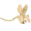 Vintage Drawer Pulls Brass Dragonfly Shaped Cabinet Knobs For Decorative Hardware 9.00X8.20X4.30CM 1Pcs