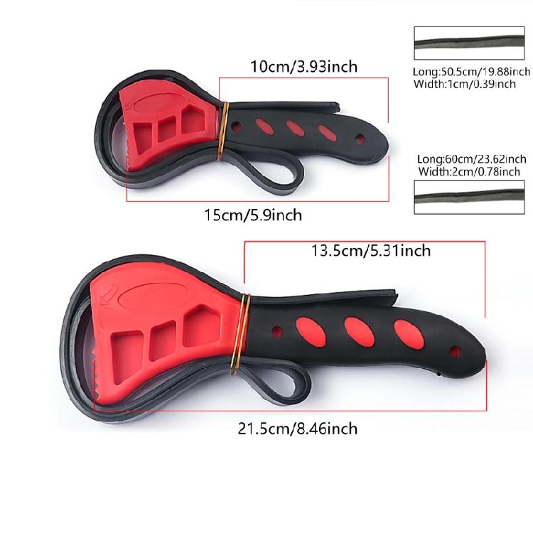 Professional Strap Wrench Versatile Wrench Set Heavy Duty Strap Wrench Simple to Use Excellent for Tight Space & pipe