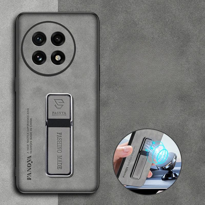 Чехлы для Oneplus 13R 1+13 12 R Кожа Armor Противоударный Чехол для One Plus ACE 5 Pro 3V 3pro ACE5 Магнитный Держатель Кольцо Силиконовый Матовый Чехол