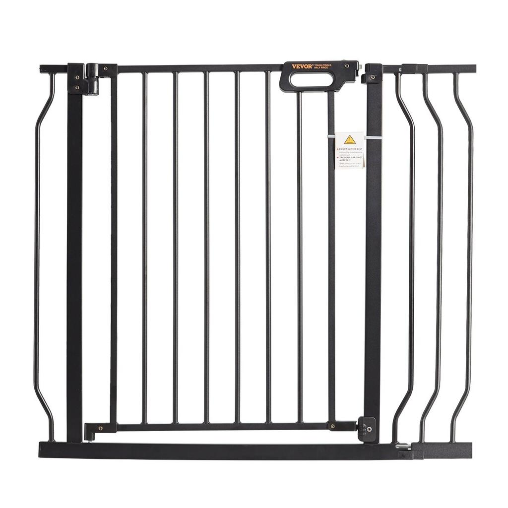 Baby Gate, 29.5"-39" Extra Wide, 30" High, Dog Gate for Stairs Doorways and House, Easy Step Walk Thru Auto Close Child Gate Pet Security Gate with
