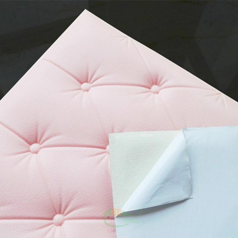 Самоклеящиеся 3D наклейки на стену Обои Утолщенная татами Противоударный настенный мат Детская спальня Кровать Мягкая подушка