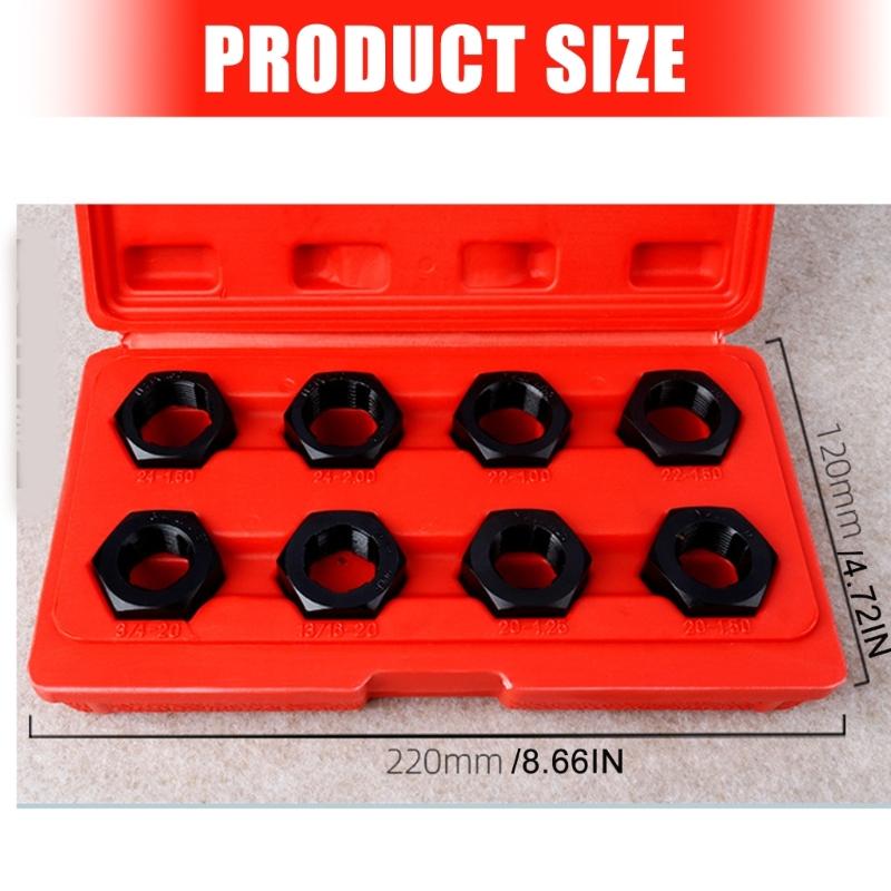 Professional Alloy Bolt Thread Repair Kit High Strength Thread Restorers Tool For Axles Bolt Repair And Maintenance