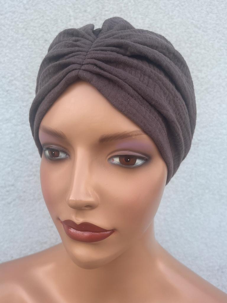 Classic Women' Muslin Turban 058 Made of Cotton Muslin Comfort and Style