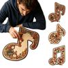 Irregular Shape Music Note Puzzle Musical Note Shaped Musical Instrument Puzzle  For Adults