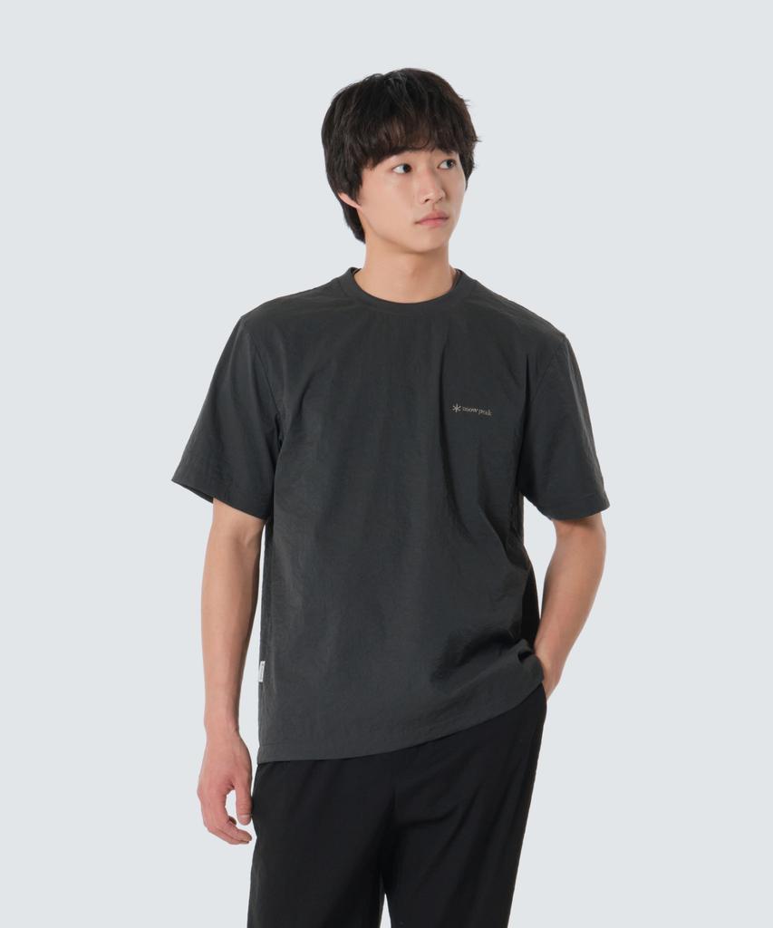SNOWPEAK APPAREL Футболка с коротким рукавом и круглым вырезом Minute (S26Mmfts72) Древесный уголь