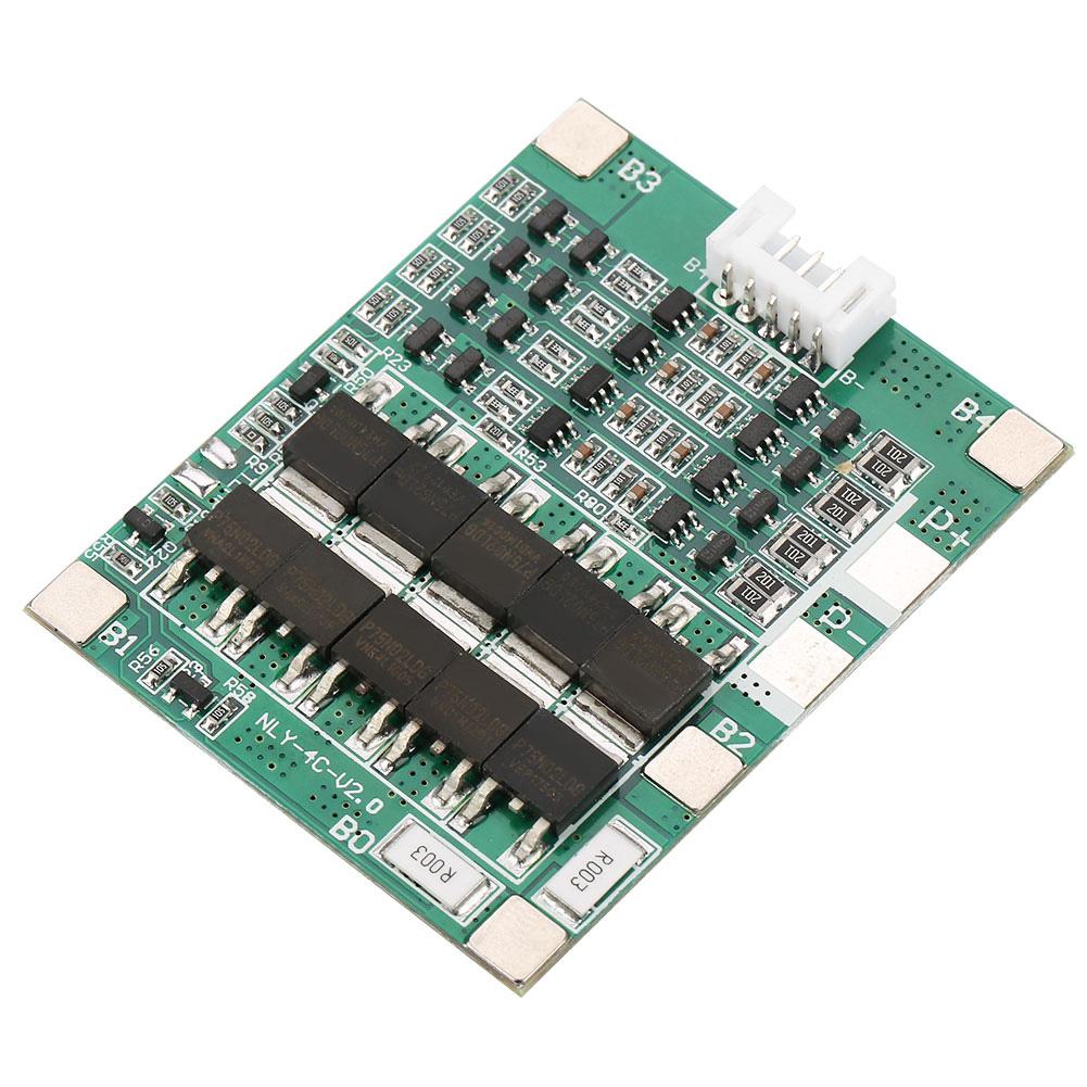 4S 50A Lithium Battery Board, Li Ion PCB with Over Dis Short Circuit , for 3.7V Ternary Manganate Cobalt Cell
