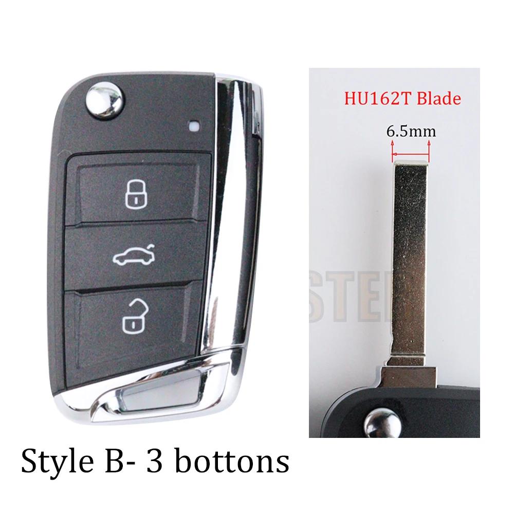 Чехол-корпус для брелока автомобиля Для Volkswagen Vw Golf 7 4 5 Mk7 Mk4 6 Tiguan Gti Для Skoda Octavia A7 Для Seat Leon Ibiza Altea