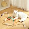 3Pcs 60cm Cat Teaser Interactive Cotton Rope Toy Cat Dental Chew Molar Bite Resistant Clean Mouth Safe Eco Friendly Pet Cat Toy
