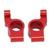 2PCS Rear Steering Cups for 1 24 Scale RC Car Alloy Material Steering Replacement Parts Left and Right Red