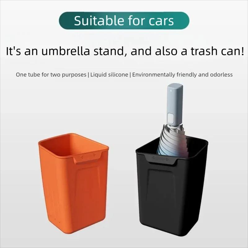 For Lixiang LI L6 L7 L8 L9 Car Storage Box Waterproof Door Trash Can Umbrella  Storage Organizer Silicone Interior Accessories