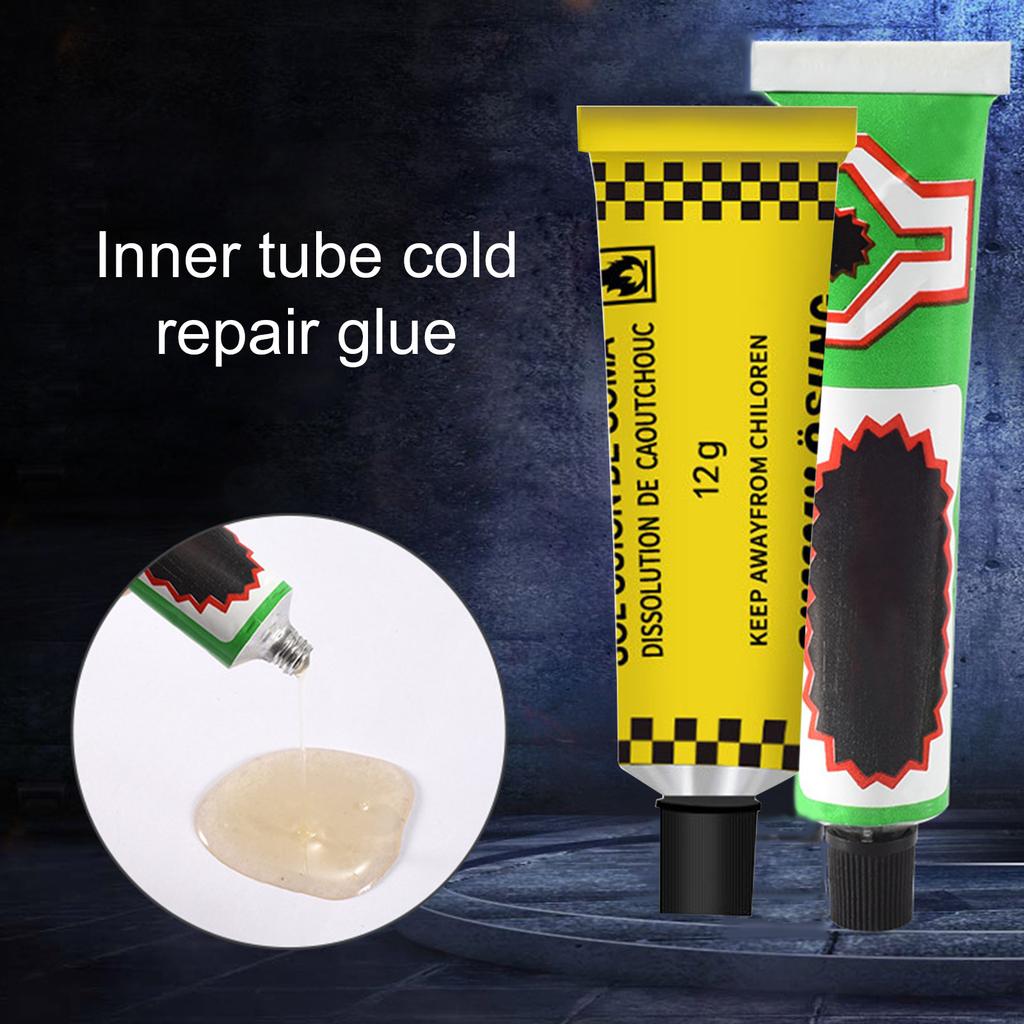 Герметик для шин мотоцикла Клей для заплаток покрышек мотоцикла Герметик для ремонта проколов мотоцикла для ночного ремонта и езды на открытом воздухе