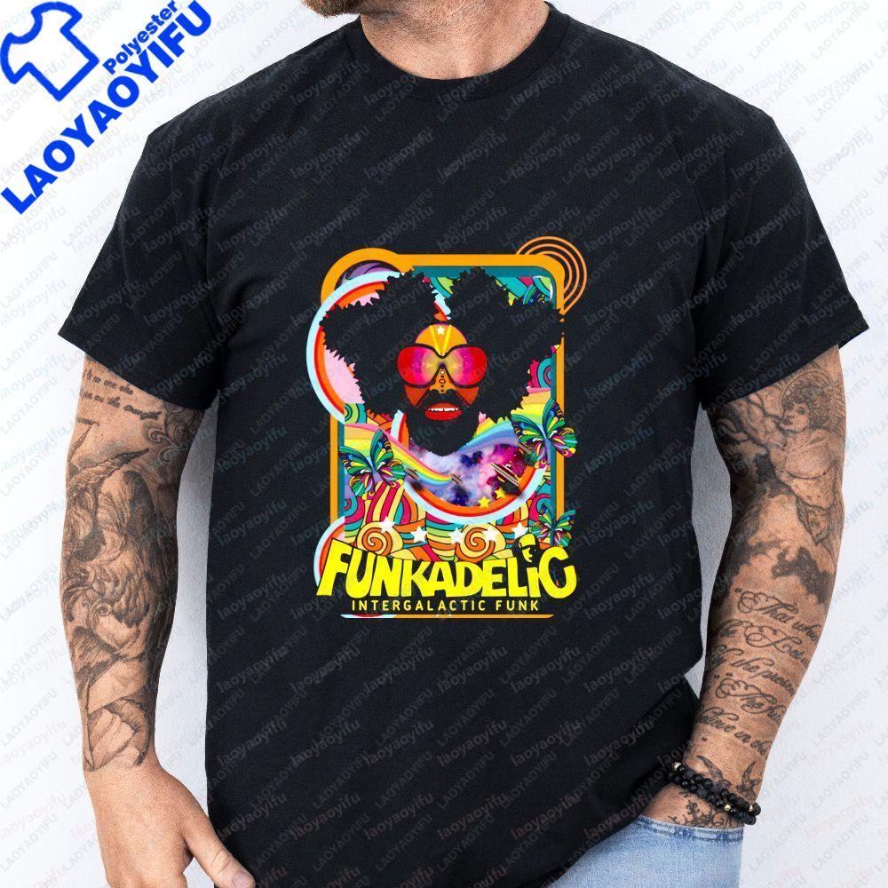 Funkadelic - Printed T-shirt for Unisex and WoUnisex, Trendy Streetwear Design, Short Sleeve, Universal Pattern, Large Size