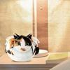Cat Shaped Cat Cosmetic Bag Organizer Coin Pouch Purse Toiletry Storage Bag Decoration Cat Drawstring Travel Makeup Bag