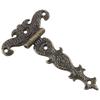 2Pcs 113*69Mm Antique Bronze/Black Hinge For Windows Cabinet Cupboard Wardrobe