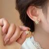 Серьги «Звезда» в стиле «легкая роскошь», модные, с индивидуальностью, изысканные, высококлассные, с чистым дизайном, на 100% подходящие женщинам, доступные, изящные, на каждый день