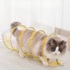 Cat Tunnel Drilling Passageway Toys Pet Kittens and Cats Collapsible Elastic Self-heating Boredom Relieving Artifacts Teasing Cat Stick