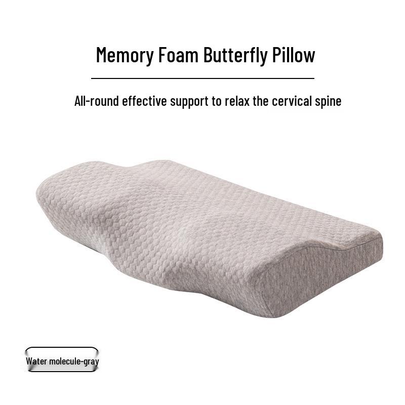 Подушка-бабочка с эффектом памяти - Поддержка шеи и шейного отдела позвоночника для трансграничного здравоохранения, помощь для сна