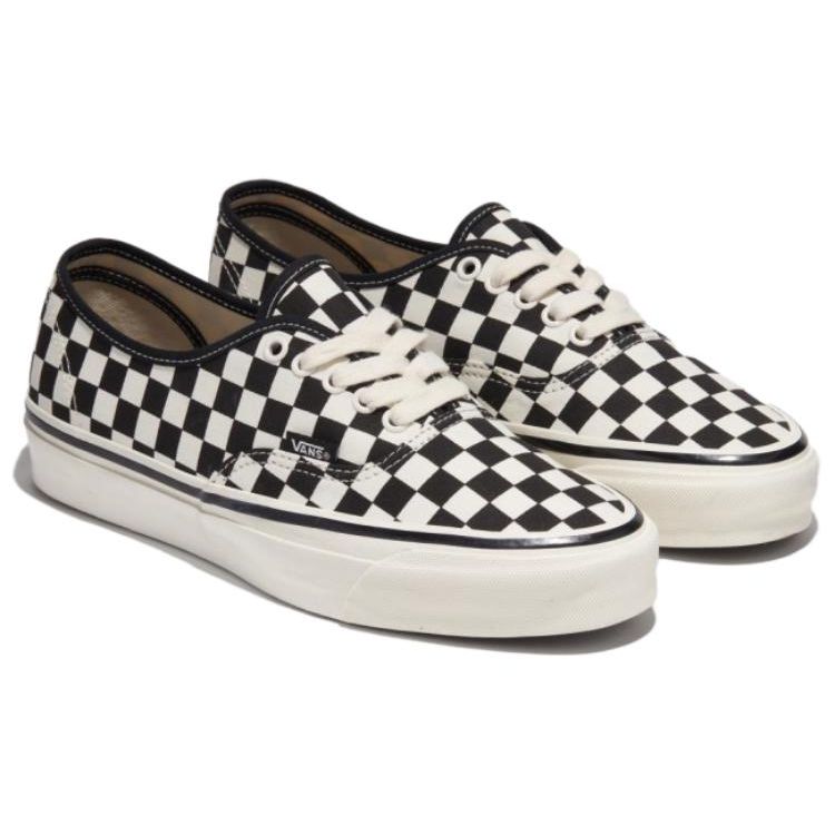 Vans Аутентичные Классические Универсальные Прочные Низкие парусиновые кеды Унисекс кроссовки Черные Белые VN000CT7KIG1