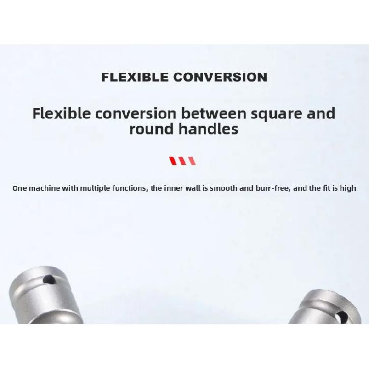 Multifunctional Industrial Grade Electric Wrench Adapter Universal Square Round Handle Converter for Electric Hammer