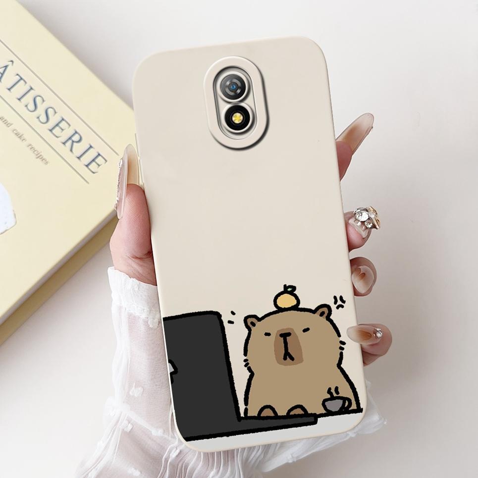 For Itel A16 / Itel A16 Plus Phone Cases Cover Flowe Rabbit Panda Avocado Soft Silicone Protective Bumper itela16 a16+ a16plus