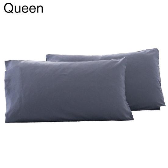 2 шт. однотонный чехол для подушки King Queen для дома, спальни, кровати