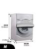 Front Load Laundry Dryer Covers Sunscreen Silver Coating Dustproof Washing Machine Cover Waterproof Case Washing Machine Cover