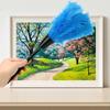 Long Handle Dust Brush for Furniture Car Clean Soft Turkey Feather Duster Household Home Cleaning Tools
