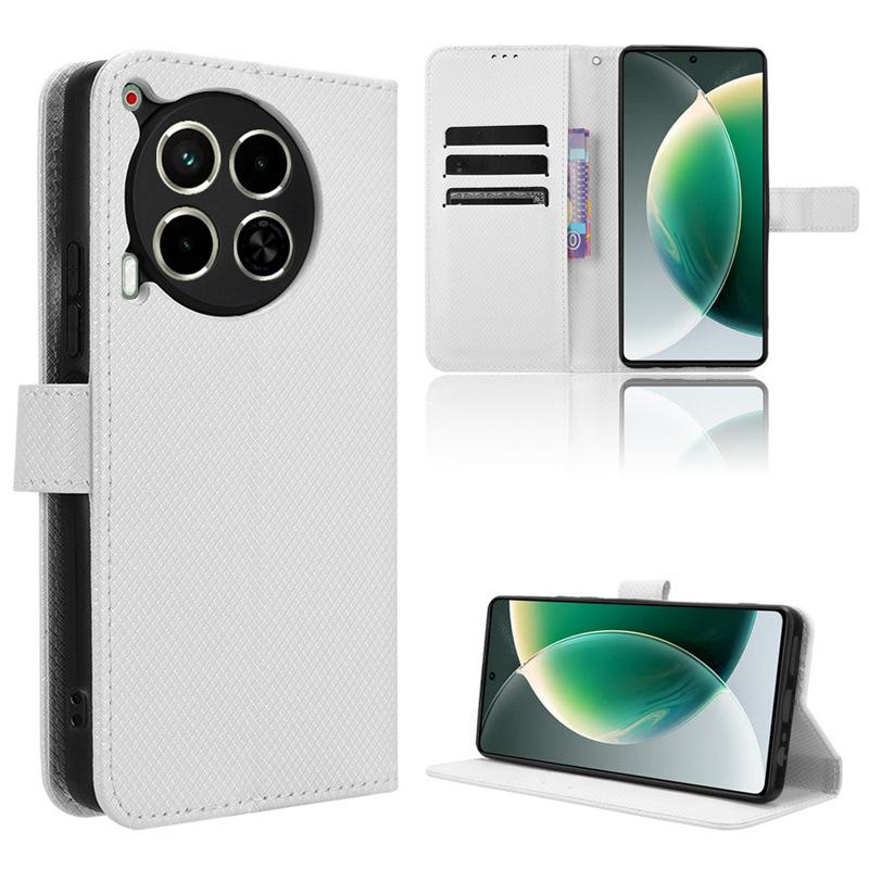 Флип-чехол для Tecno Camon 30 4G/Camon 30 5G кожаный чехол [Flip Vintage Leather] ударопрочный прочный ретро-чехол для телефона